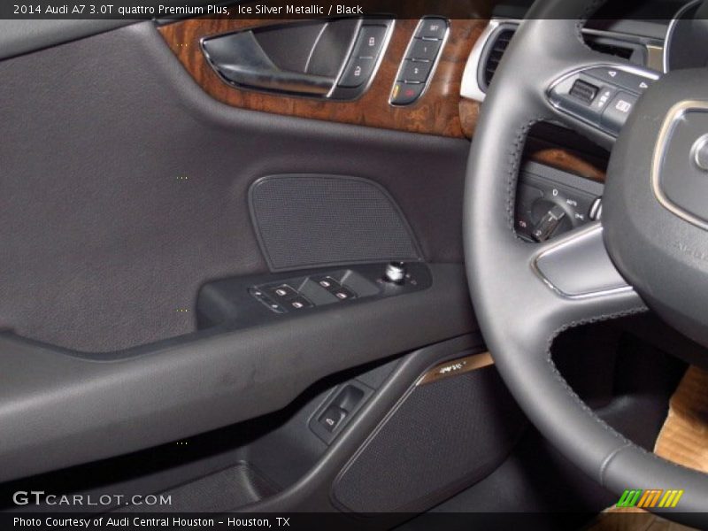 Ice Silver Metallic / Black 2014 Audi A7 3.0T quattro Premium Plus
