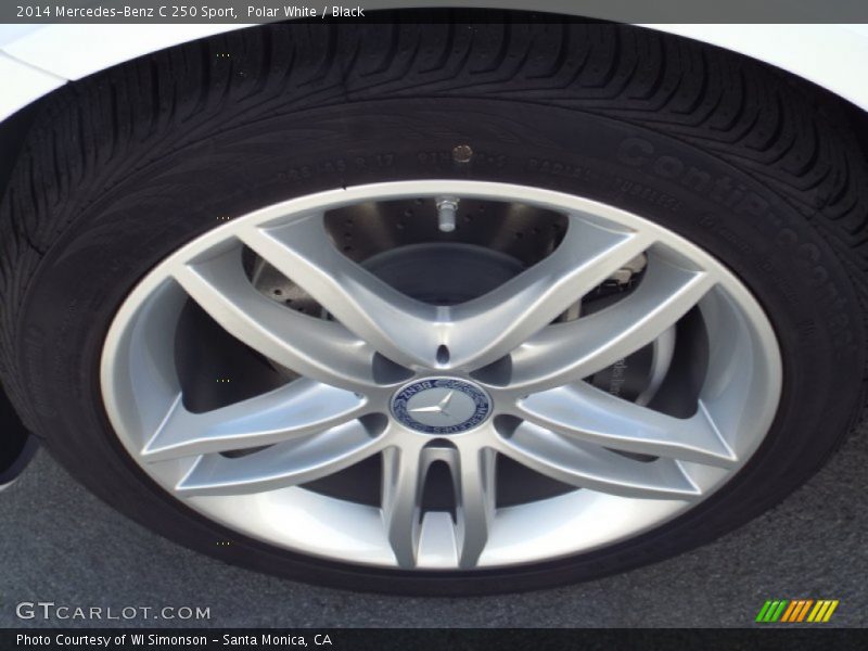 Polar White / Black 2014 Mercedes-Benz C 250 Sport