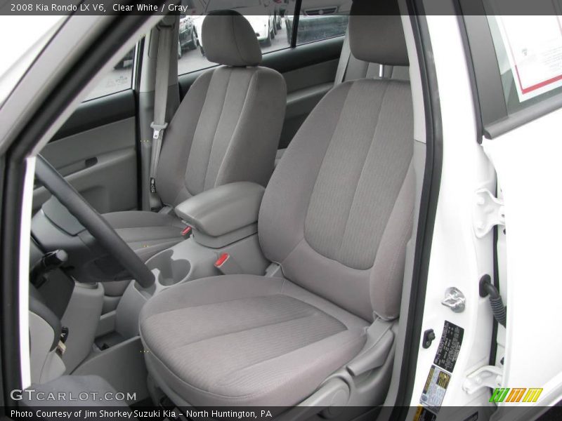 Clear White / Gray 2008 Kia Rondo LX V6