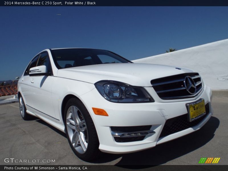 Polar White / Black 2014 Mercedes-Benz C 250 Sport