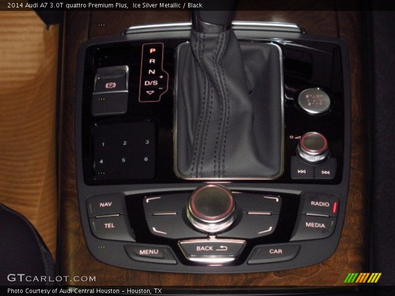 Ice Silver Metallic / Black 2014 Audi A7 3.0T quattro Premium Plus