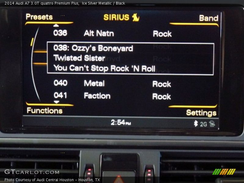 Ice Silver Metallic / Black 2014 Audi A7 3.0T quattro Premium Plus