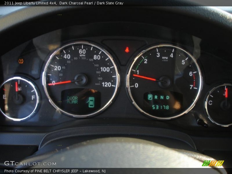 Dark Charcoal Pearl / Dark Slate Gray 2011 Jeep Liberty Limited 4x4