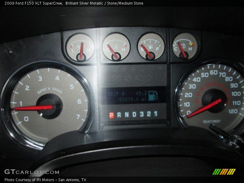 Brilliant Silver Metallic / Stone/Medium Stone 2009 Ford F150 XLT SuperCrew