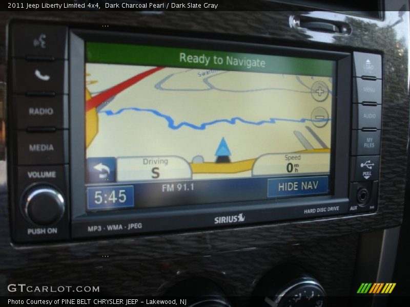 Dark Charcoal Pearl / Dark Slate Gray 2011 Jeep Liberty Limited 4x4
