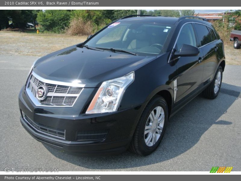 Black Raven / Ebony/Titanium 2010 Cadillac SRX V6