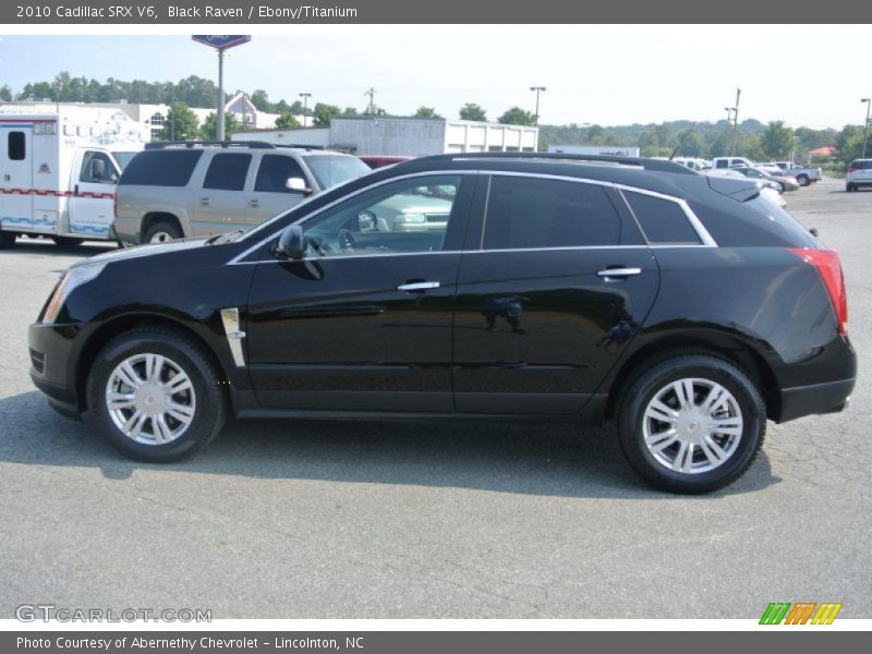 Black Raven / Ebony/Titanium 2010 Cadillac SRX V6
