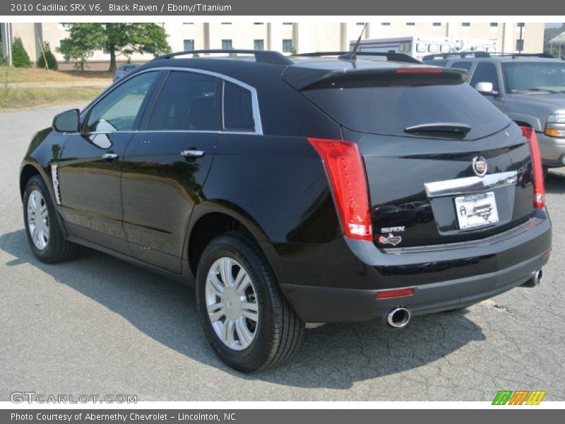 Black Raven / Ebony/Titanium 2010 Cadillac SRX V6