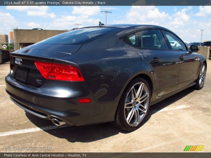 Dakota Gray Metallic / Black 2014 Audi A7 3.0T quattro Prestige