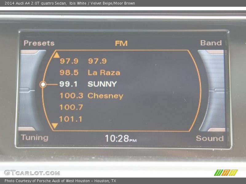 Ibis White / Velvet Beige/Moor Brown 2014 Audi A4 2.0T quattro Sedan