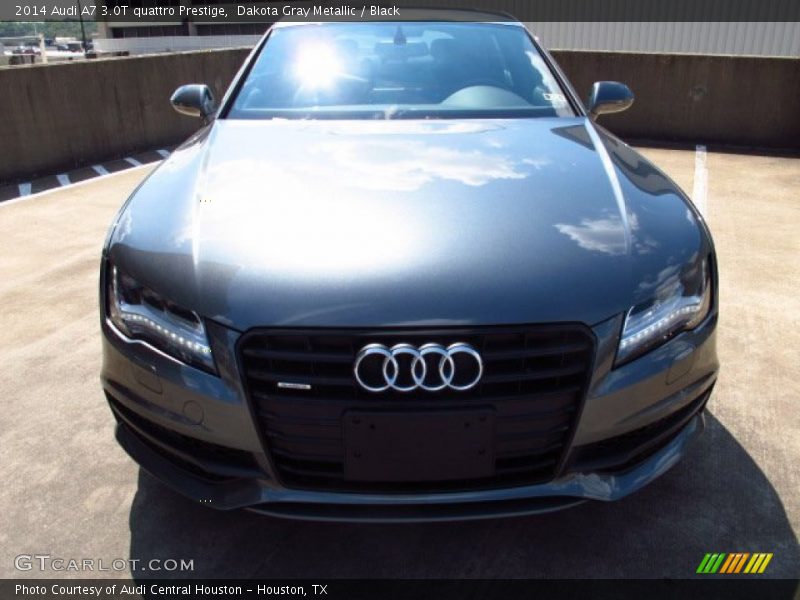 Dakota Gray Metallic / Black 2014 Audi A7 3.0T quattro Prestige