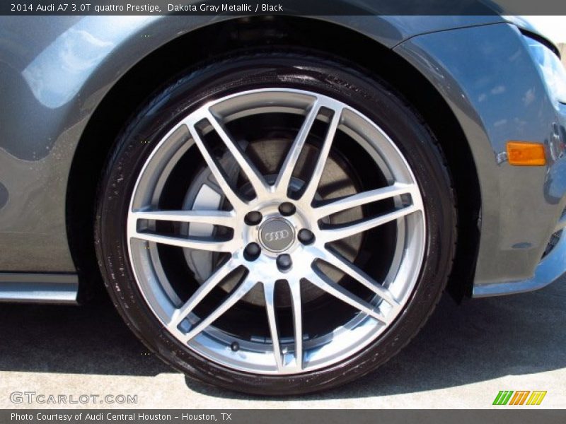 Dakota Gray Metallic / Black 2014 Audi A7 3.0T quattro Prestige