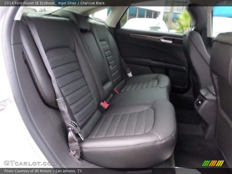 Ingot Silver / Charcoal Black 2014 Ford Fusion SE EcoBoost