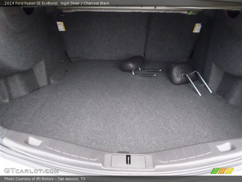 Ingot Silver / Charcoal Black 2014 Ford Fusion SE EcoBoost