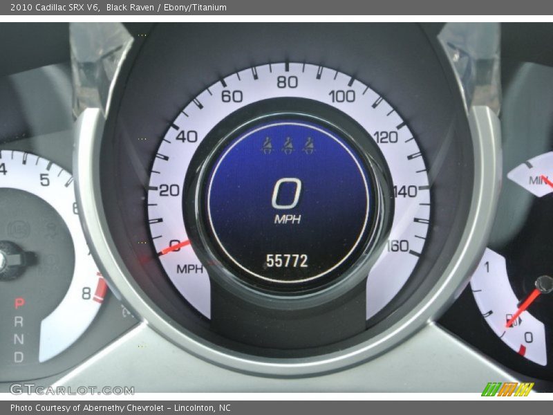 Black Raven / Ebony/Titanium 2010 Cadillac SRX V6