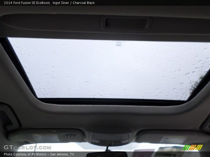 Ingot Silver / Charcoal Black 2014 Ford Fusion SE EcoBoost