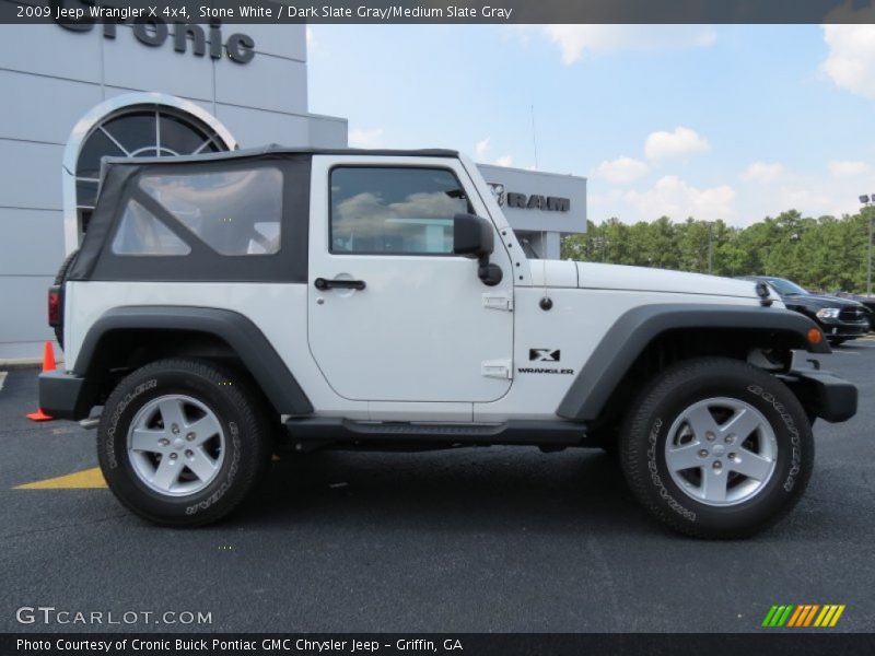 Stone White / Dark Slate Gray/Medium Slate Gray 2009 Jeep Wrangler X 4x4