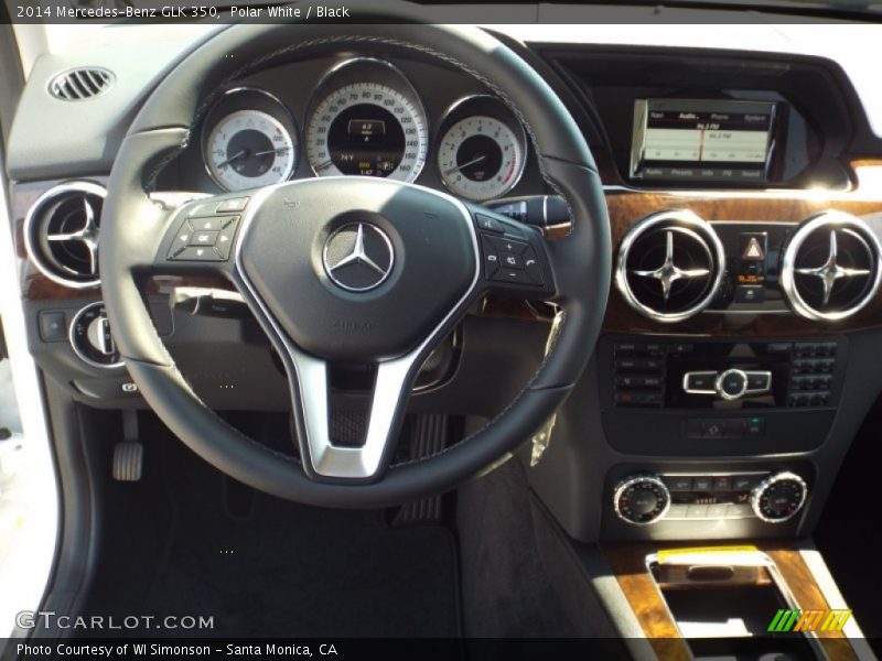 Polar White / Black 2014 Mercedes-Benz GLK 350