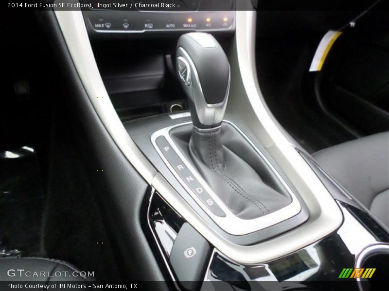 Ingot Silver / Charcoal Black 2014 Ford Fusion SE EcoBoost
