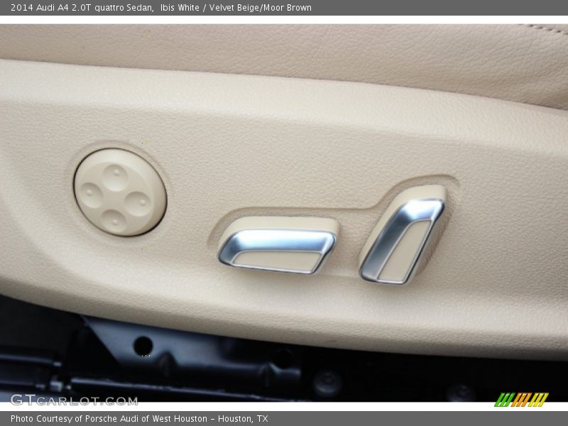 Ibis White / Velvet Beige/Moor Brown 2014 Audi A4 2.0T quattro Sedan