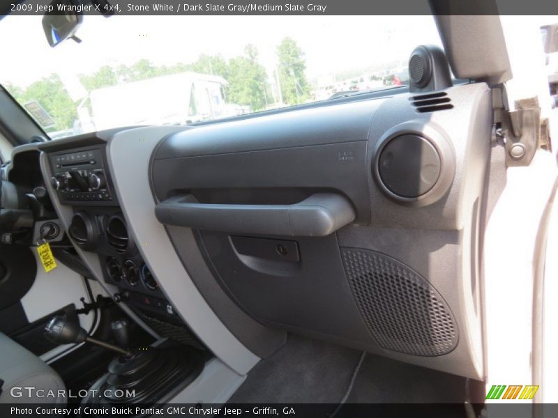 Stone White / Dark Slate Gray/Medium Slate Gray 2009 Jeep Wrangler X 4x4