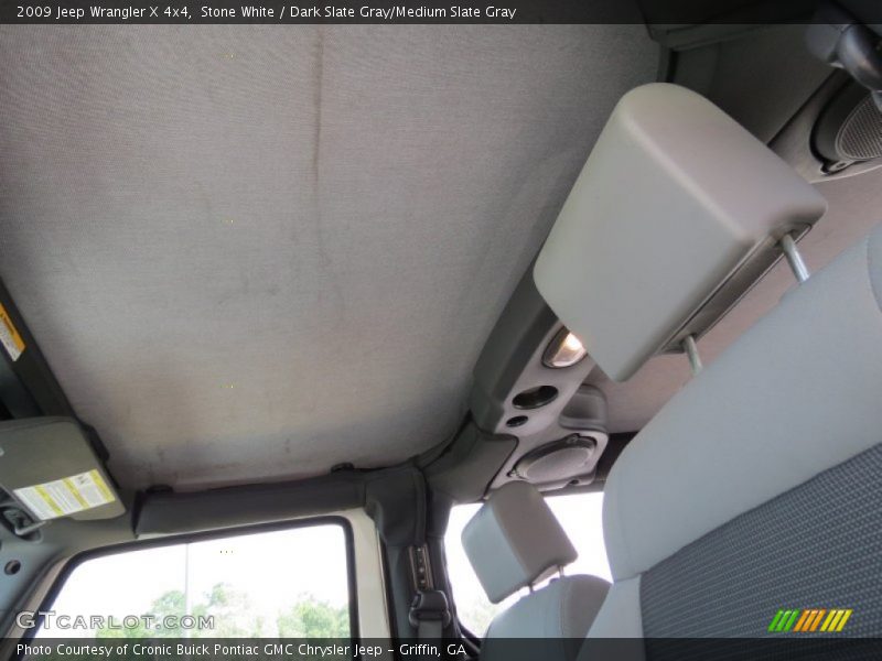 Stone White / Dark Slate Gray/Medium Slate Gray 2009 Jeep Wrangler X 4x4