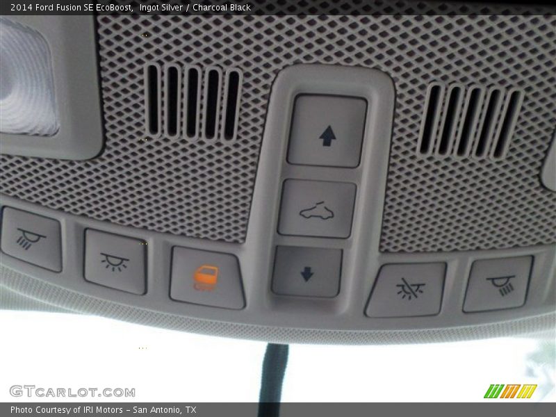 Ingot Silver / Charcoal Black 2014 Ford Fusion SE EcoBoost