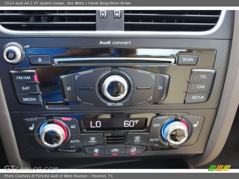 Ibis White / Velvet Beige/Moor Brown 2014 Audi A4 2.0T quattro Sedan