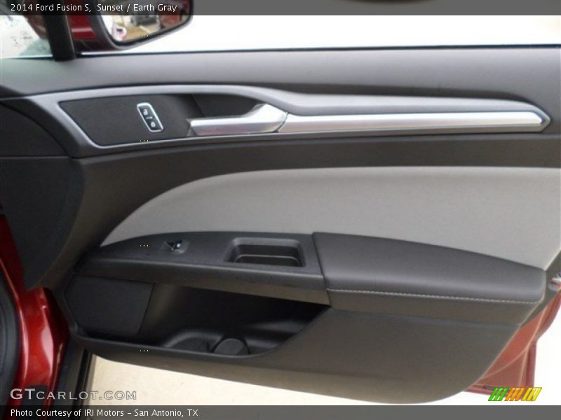 Sunset / Earth Gray 2014 Ford Fusion S