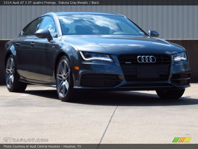 Dakota Gray Metallic / Black 2014 Audi A7 3.0T quattro Prestige