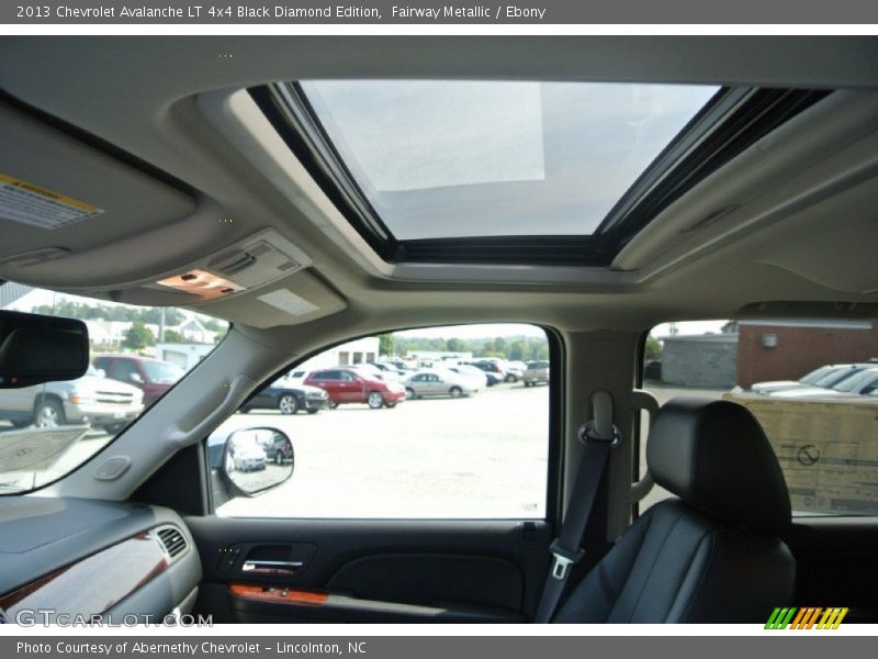 Fairway Metallic / Ebony 2013 Chevrolet Avalanche LT 4x4 Black Diamond Edition