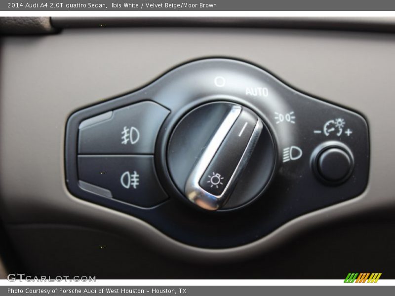 Ibis White / Velvet Beige/Moor Brown 2014 Audi A4 2.0T quattro Sedan