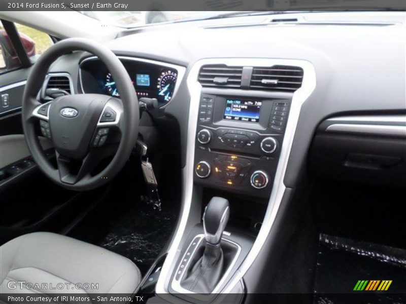 Sunset / Earth Gray 2014 Ford Fusion S