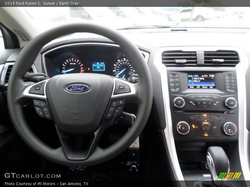 Sunset / Earth Gray 2014 Ford Fusion S