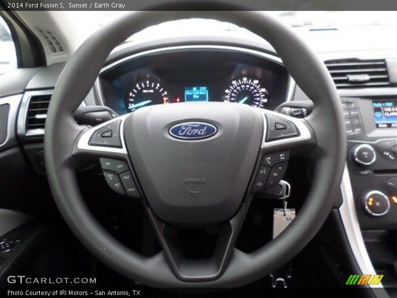 Sunset / Earth Gray 2014 Ford Fusion S