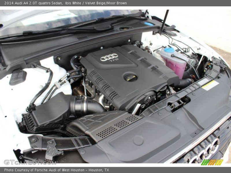 Ibis White / Velvet Beige/Moor Brown 2014 Audi A4 2.0T quattro Sedan