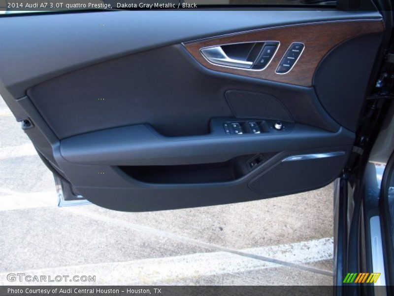 Dakota Gray Metallic / Black 2014 Audi A7 3.0T quattro Prestige