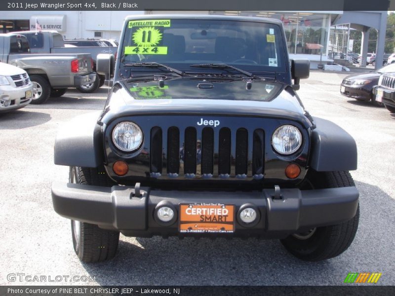 Black / Black 2011 Jeep Wrangler Sport 4x4