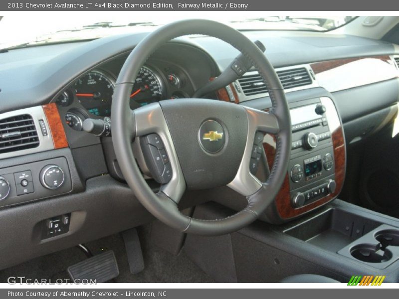 Fairway Metallic / Ebony 2013 Chevrolet Avalanche LT 4x4 Black Diamond Edition