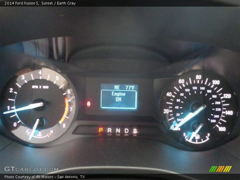 Sunset / Earth Gray 2014 Ford Fusion S