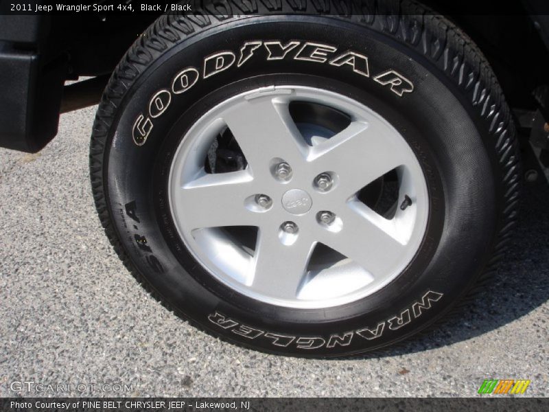 Black / Black 2011 Jeep Wrangler Sport 4x4