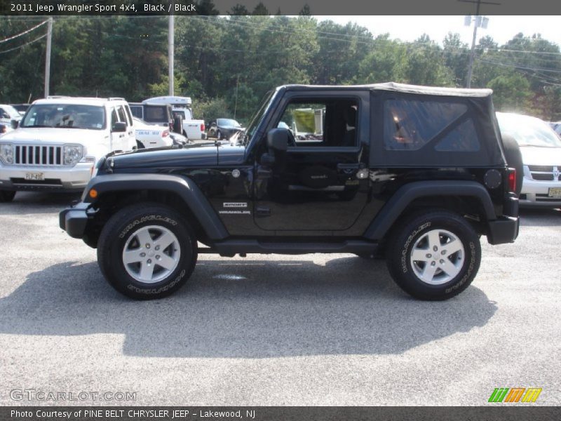 Black / Black 2011 Jeep Wrangler Sport 4x4