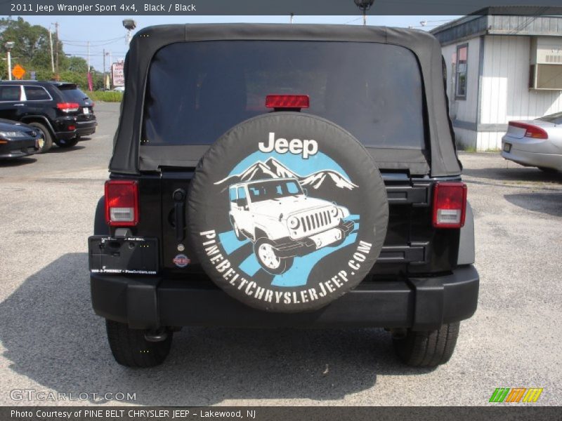 Black / Black 2011 Jeep Wrangler Sport 4x4