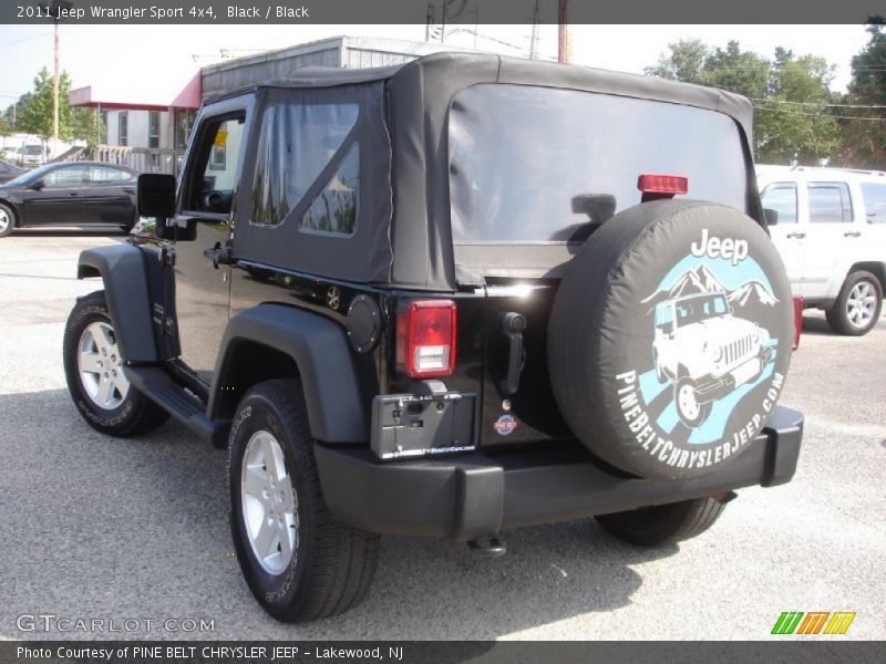 Black / Black 2011 Jeep Wrangler Sport 4x4