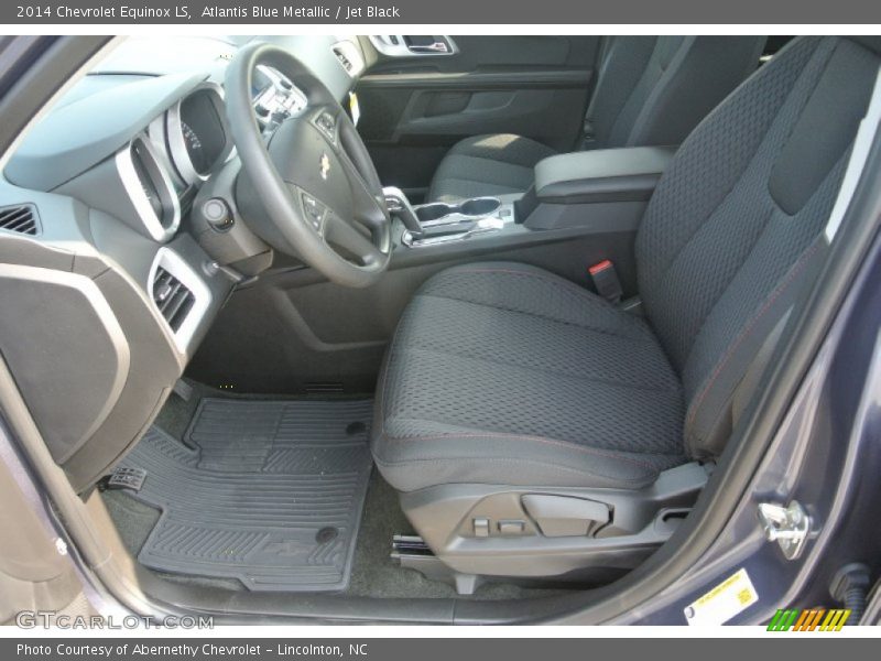 Atlantis Blue Metallic / Jet Black 2014 Chevrolet Equinox LS