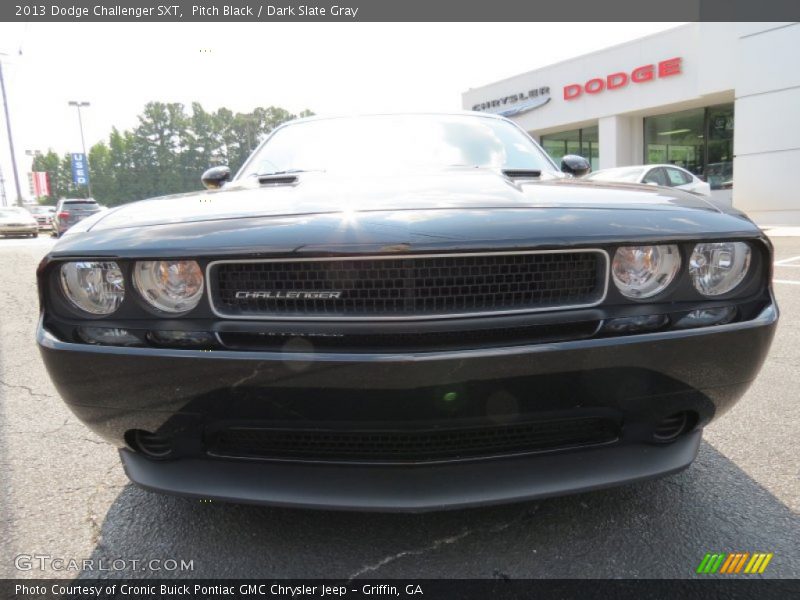 Pitch Black / Dark Slate Gray 2013 Dodge Challenger SXT