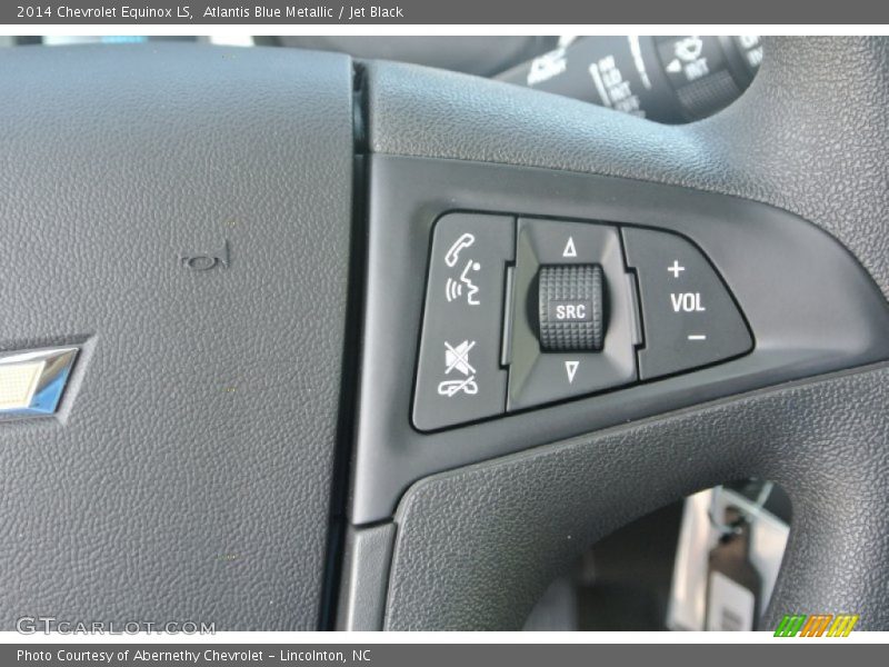 Atlantis Blue Metallic / Jet Black 2014 Chevrolet Equinox LS