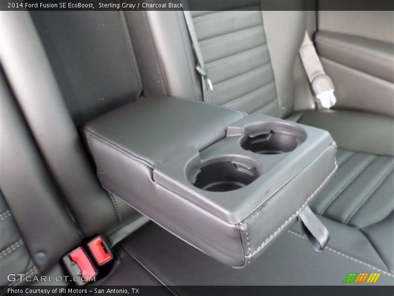 Sterling Gray / Charcoal Black 2014 Ford Fusion SE EcoBoost