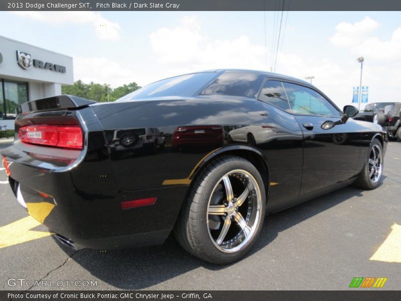 Pitch Black / Dark Slate Gray 2013 Dodge Challenger SXT