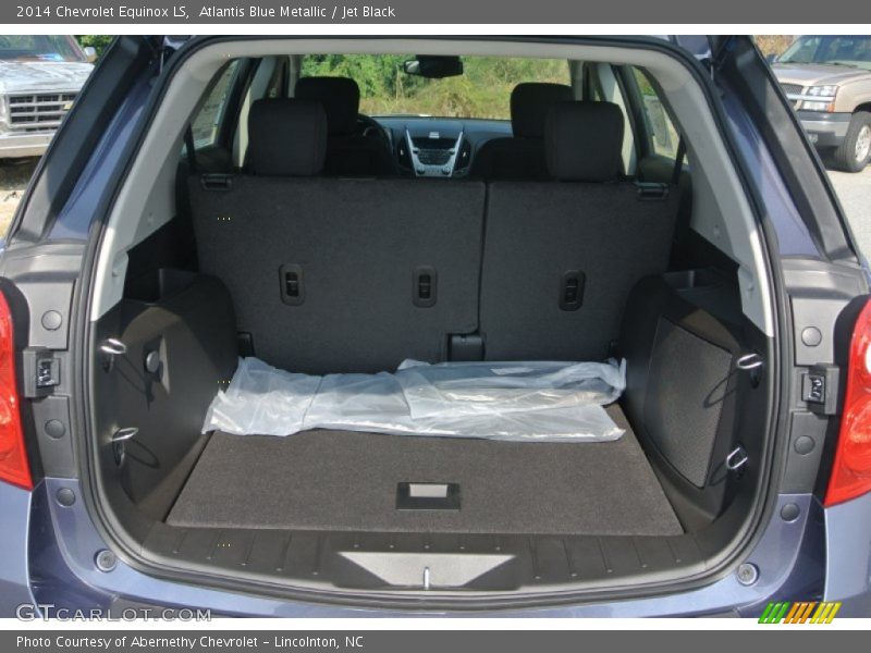 Atlantis Blue Metallic / Jet Black 2014 Chevrolet Equinox LS